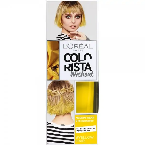 Yellow Hair - Coloration Colorista Wash Out de L'Oréal Paris L'Oréal 1,00 €