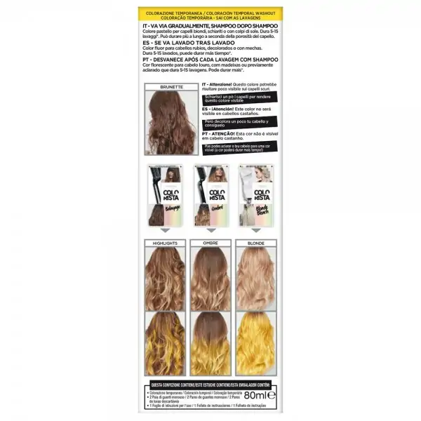 Yellow Hair - Colorista Wash Out color de L'Oréal Paris L'Oréal 3,99 €