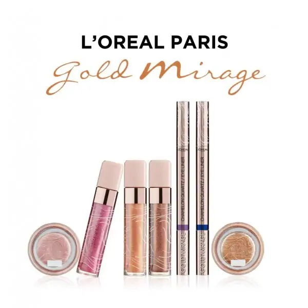 02 Amethyst Light (Violet) - Eyeliner Gold Mirage Chameleon Quartz Duo di L'Oréal Paris L'Oréal 5.99 €