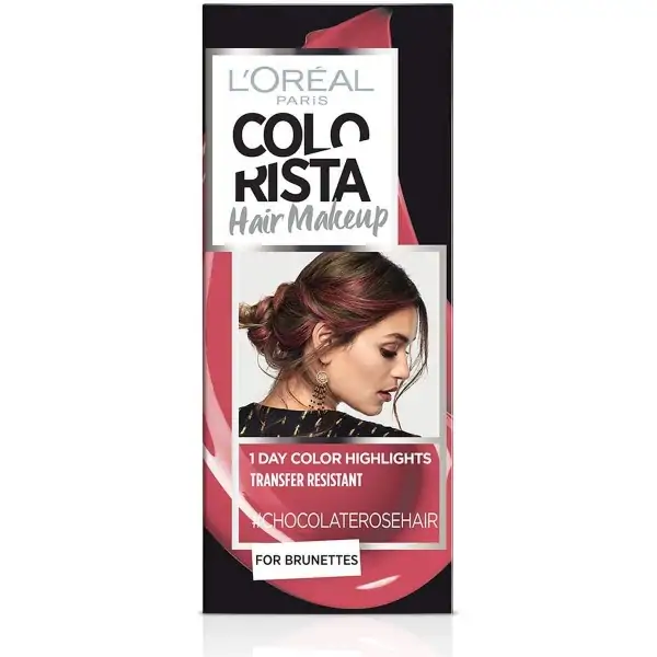 Chocolate Rose Hair - Kortstondige kleuring Colorista haarmake-up door L'Oréal Paris L'Oréal 2,49 €