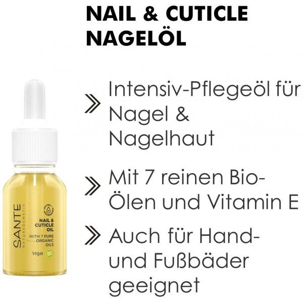 Organic and Vegan Nail & Cuticle Oil by Sante Naturkosmetik ‎Sante Naturkosmetik 1,07 €
