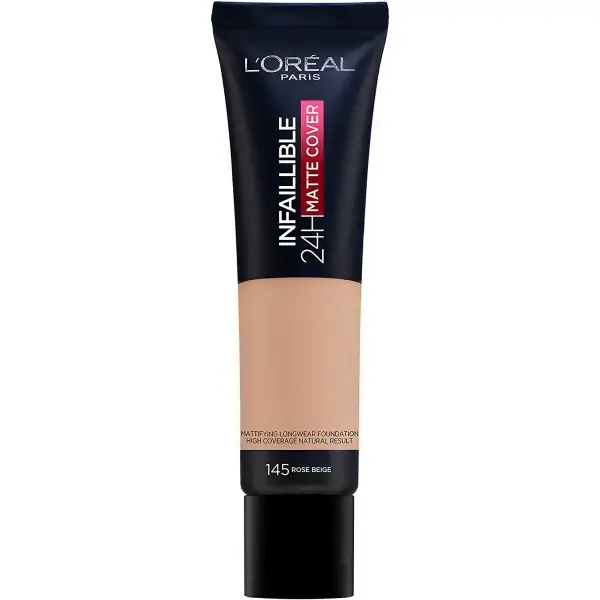 145 Beige Rosé - Fond de Teint Infaillible 24H Matte Cover de L'Oréal Paris L'Oréal 5,00&nbsp;€
