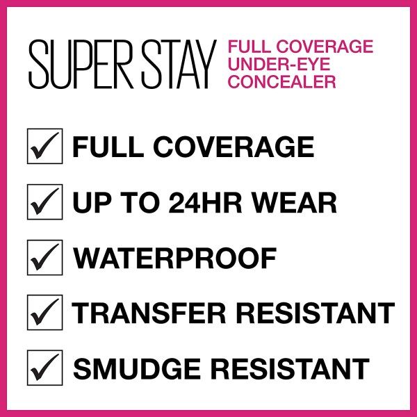 15 Light / Beige - Superstay 24h High Coverage Concealer by Maybelline New York Maybelline 4.99 €