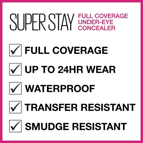 15 Light / Beige - Superstay 24h High Coverage Concealer di Maybelline New York Maybelline 4,99 €