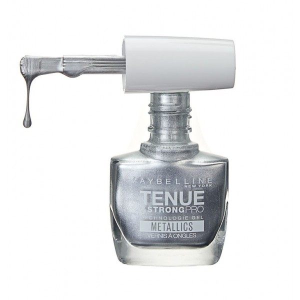 881 Silver satin - Vernis à Ongles Strong & Pro / SuperStay Gemey Maybelline Maybelline 2,99 €