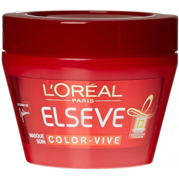 Colored and Highlighted Hair Strengthening Treatment Mask Elsève Color