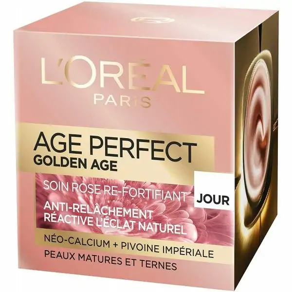 Crema giorno anti-rilassamento e luminosità Age Perfect Golden Age Re-Fortifying Rose Care di L'Oréal Paris L'Oréal 9,99 €