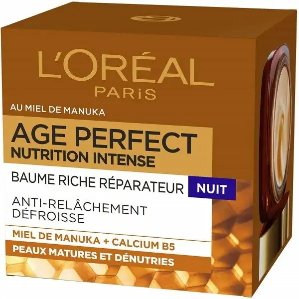 L'Oréal Paris L'Oréal Paris L'Oréal Age Perfect Anti-verslapping & voeding Rijke herstellende & voedende nachtbalsem 11,99 €