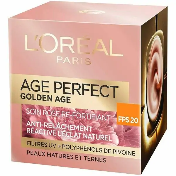 Age Perfect Urrezko Aroa L'Oréal Paris L'Oréal L'Oréal L'Oréal-en Eguneko Arrosaren Zaintzaren Aurkako Indarberritzailea 9,99 €