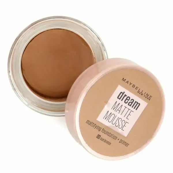 50 Bronce Soleado - fundación Soño Mate Mousse FPS18 de Gemey Maybelline