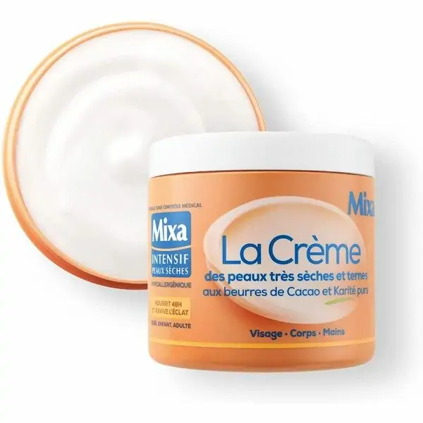 Face, Body, Hands Cream For Extra-Dry Skin With Pure Cocoa and Shea Butters from Mixa Mixa 5,61 €