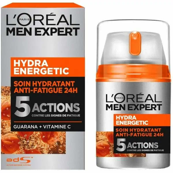 L'Oréal Men Expert L'Oréal Hydra Energetic Homme 24 orduko nekearen aurkako hidratatzailea 5,99 £