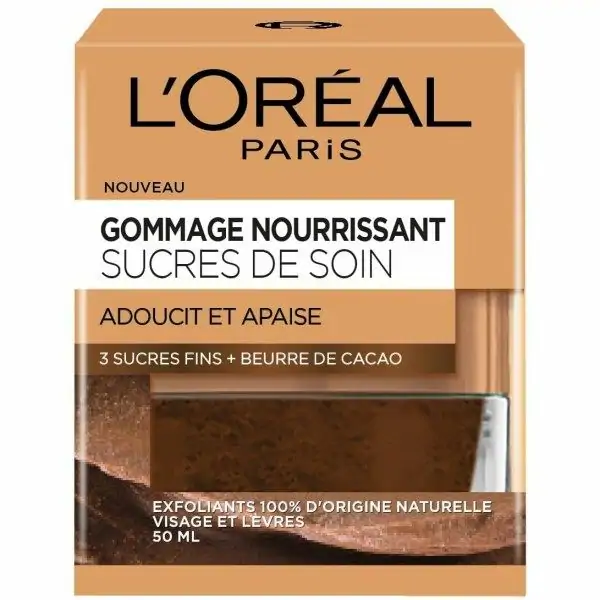 Voedende scrub voor gezicht en lippen L'Oréal Paris L'Oréal Care Suikers 7,83 €