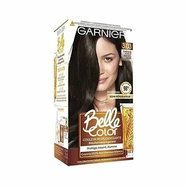 3.03 Urrezko Gaztaina Natural Iluna - Garnier L'Oréal Belle Color Les Châtins Eclat Ile Tindaketa 6,71 €