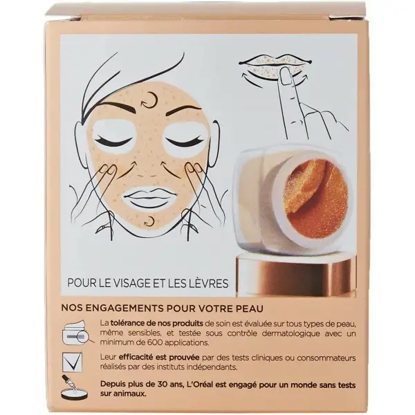 Scrub viso e labbra Radiance L'Oréal Paris L'Oréal care sugars 6,42 €