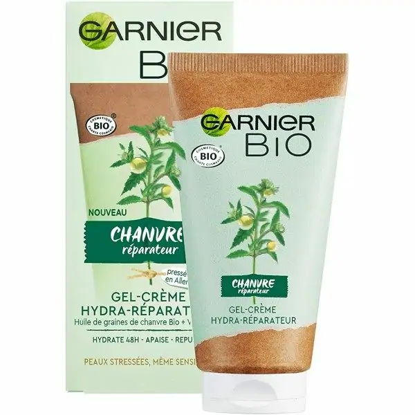 Garnier Crema-Gel Viso Idratante alla Canapa Biologica Riparatrice e Nutriente 8,12 €