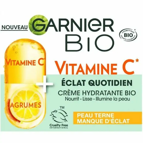 Garnier Bio Daily Glow Crema idratante alla vitamina C