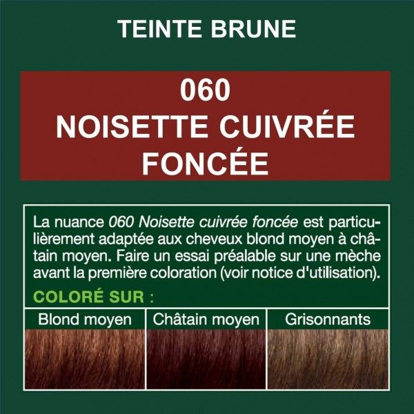060 Noisette Cuivrée Foncée - Coloration Permanente Végétale Ton sur Ton Poudre de Hénné BIO et VEGAN de LOGONA LOGONA Naturk...