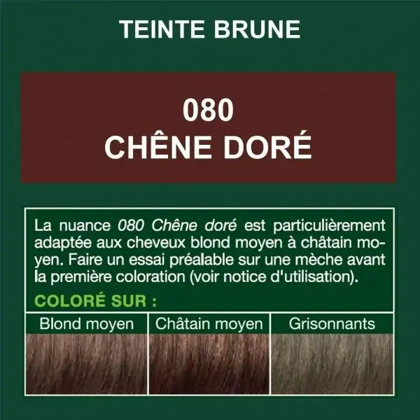 080 Golden Oak - Colorazione permanente alle erbe per capelli tono su tono Polvere di hennè biologico e VEGAN di LOGONA LOGONA