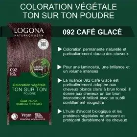 092 Eiskaffee - Permanente Pflanzenhaarfarbe Ton in Ton Bio und VEGAN Hennapulver von LOGONA LOGONA Naturkosmetik 7,42 €
