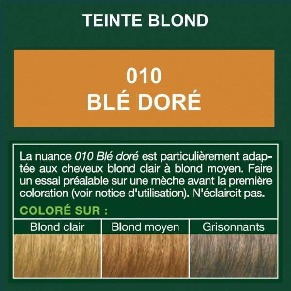 010 Blé Doré - Coloration Permanente Végétale Ton sur Ton Poudre de Hénné BIO et VEGAN de LOGONA LOGONA Naturkosmetik 6,82 €