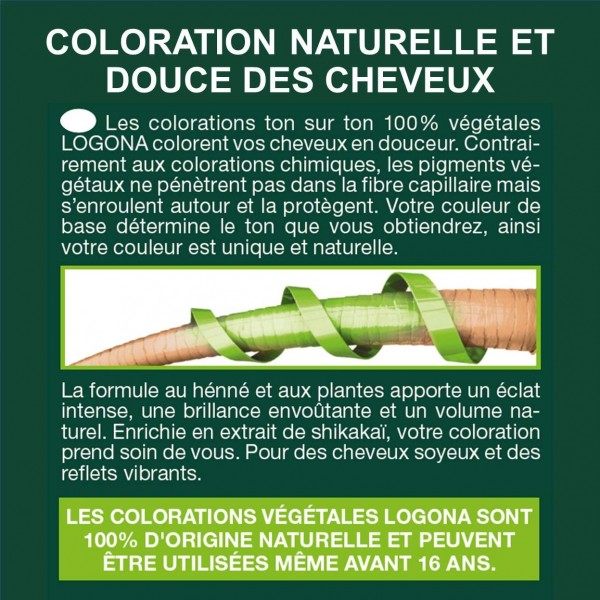 010 Blé Doré - Coloration Permanente Végétale Ton sur Ton Poudre de Hénné BIO et VEGAN de LOGONA LOGONA Naturkosmetik 6,82 €