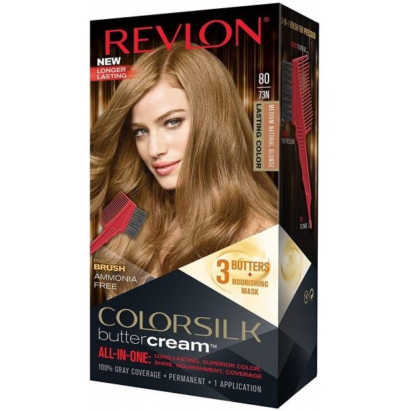 80 Medium Natural Blonde - Permanent Hair Color Without Ammonia COL...