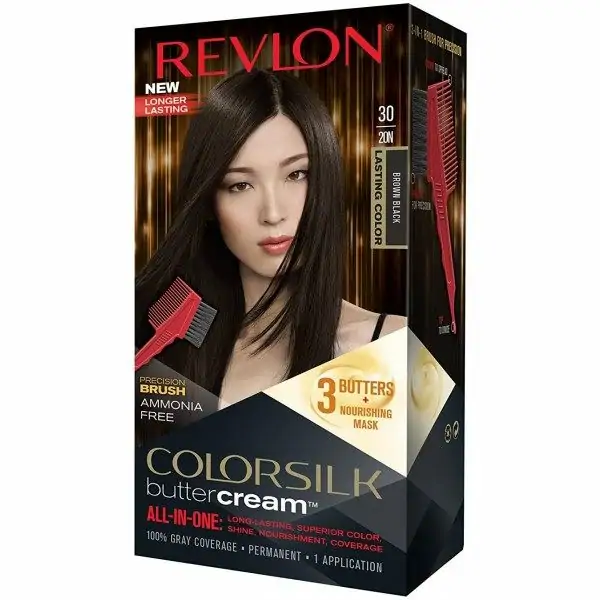 30 Brown Black - COLORSILK Ammonia-Free Permanent Hair Color by Revlon Revlon 6,32 €