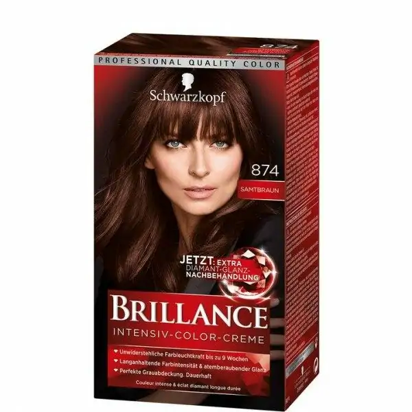 874 Samtbraun - Schwarzkopf Revlon Permanent Brilliance Haarfarbe 7,58 €