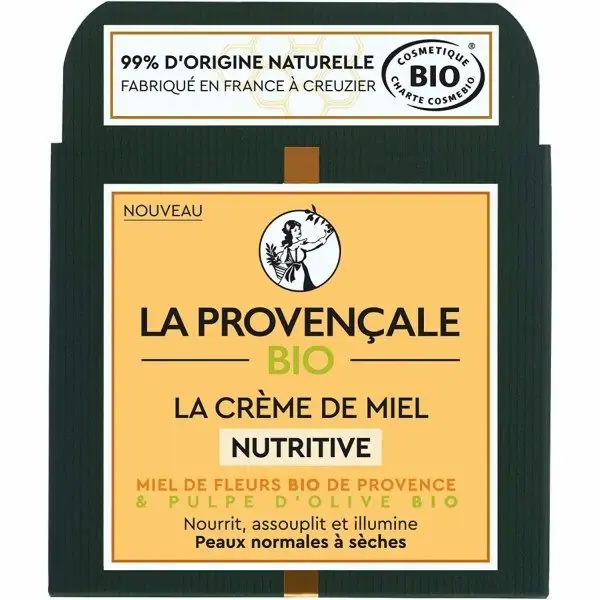 Nourishing Honey Cream Organic Flower Honey PGI Provence and Organic Olive Pulp from La Provençale Bio La Provençale 6,35 €