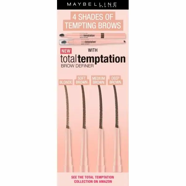 110 Soft Brown - Lápiz de Cejas Total Temptation de Maybelline New York Maybelline 4,99 €