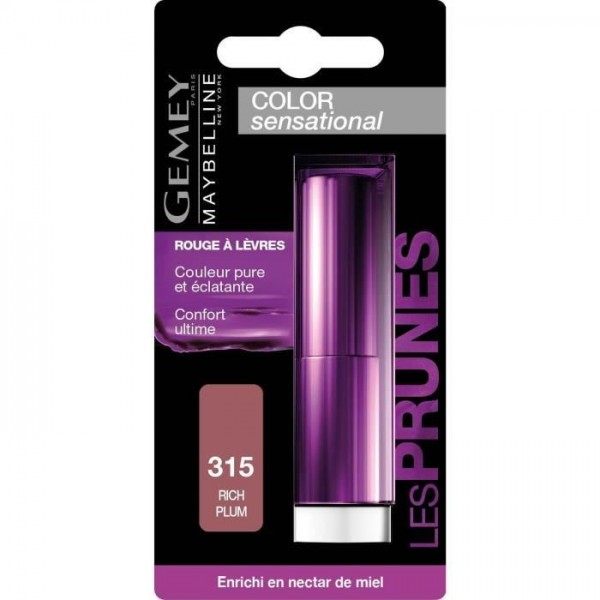 315 Rich Plum - lippenstift presse / pressemitteilungen Maybelline Color Sensational presse / pressemitteilungen Maybelline