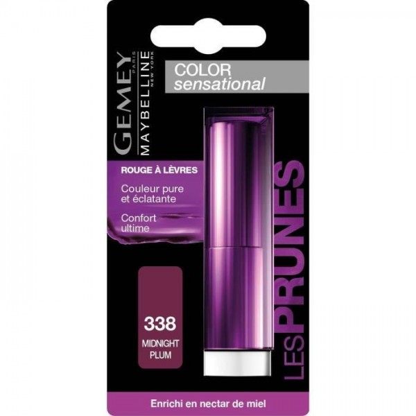 338 Medianoite Ameixa - Vermello beizo Gemey Maybelline Cor Sensacional Gemey Maybelline 10,90 €