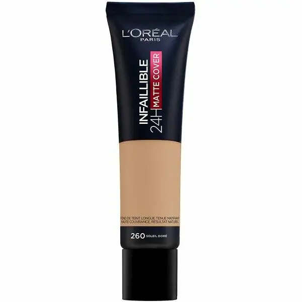 260 Golden Sun - Fondotinta Infallible 24H Matte Cover di L'Oréal Paris L'Oréal 7,99 €