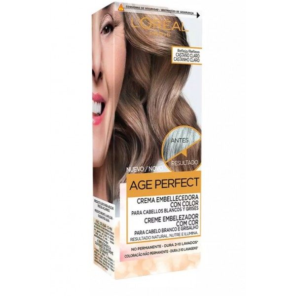 Touch of Light Chestnut - Color Care Beautifying Gray/Bl...