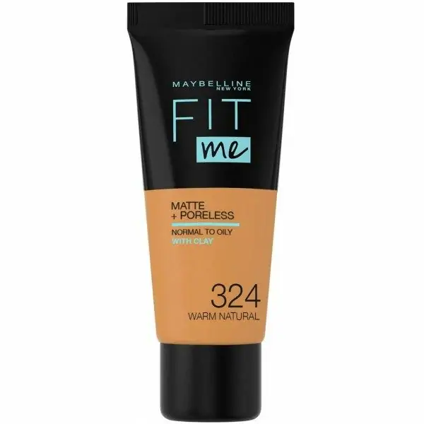 324 Warm Natural - Base de maquillatge FIT ME MATTE & PORELESS de Maybelline Maybelline 5,76 €