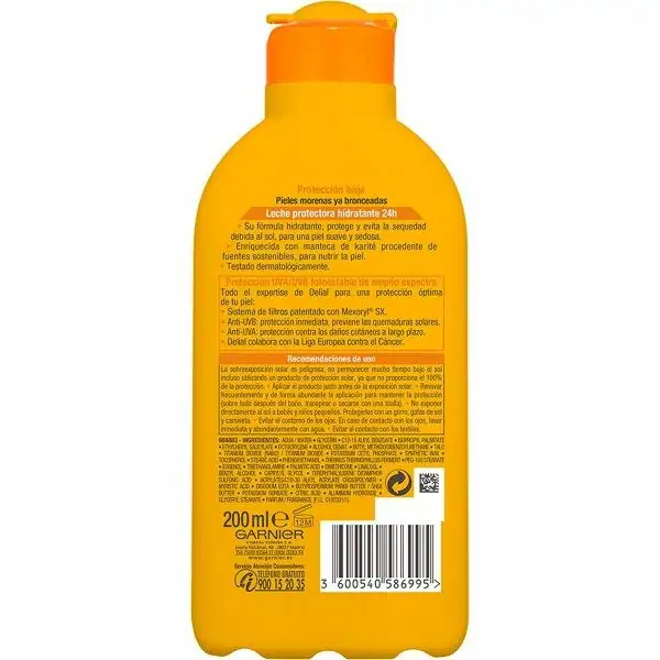 Garnier Ambre Solaire Llet protectora hidratant SPF 10 Garnier 6,27 €