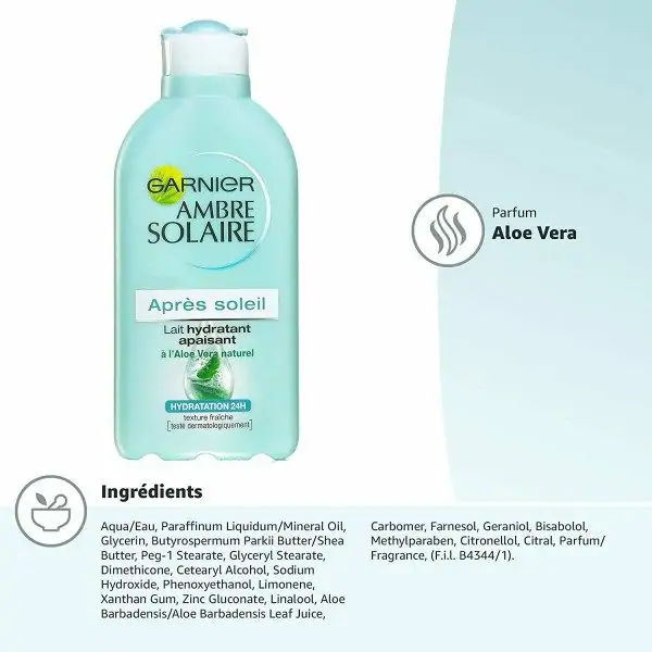 Garnier Ambre Solaire Aloe Vera After Sun Beruhigende Feuchtigkeitsmilch 4,99 €