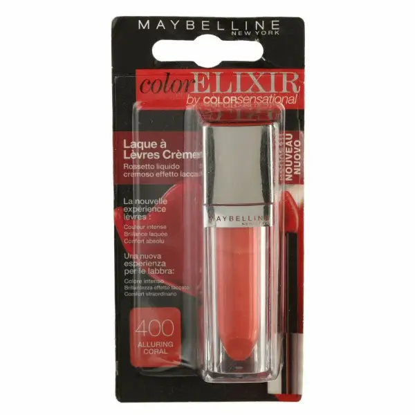 400 Sedutor coral - Laca Cor de Batom Elixir Gemey Maybelline Gemey Maybelline 9,99 €