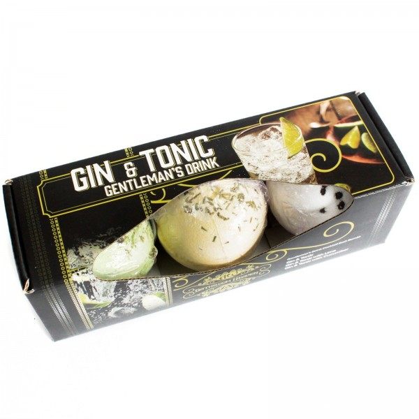 Gin Tonic - Coffret de 3 Boules de bain effervescentes Cocktail Je Sens le Bonheur 9,99 €