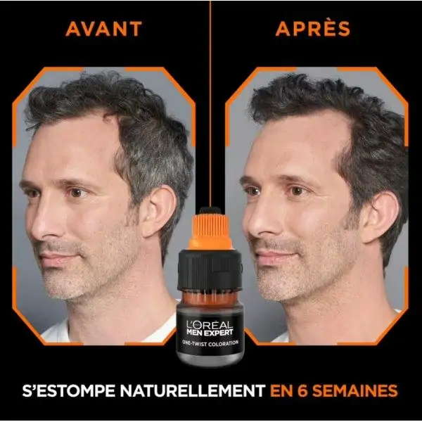 05 Helle Kastanie - Haarfarbe für Männer One Twist Haarfarbe von L'Oréal Paris Men Expert Garnier 5,33 €