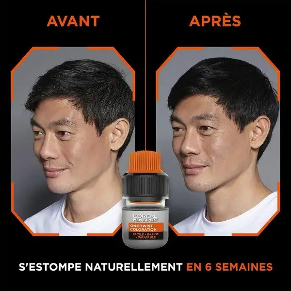 03 Dark Chestnut - Color de cabelo para homes One Twist Hair Color de L'Oréal Paris Men Expert Garnier 5,33 €
