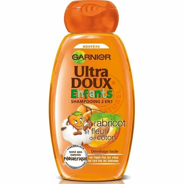 Garnier Ultra Doux 2-in-1 Abrikozen- en katoenbloemenshampoo voor kinderen £ 3,99