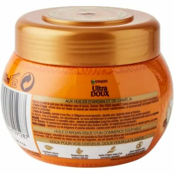 Garnier Ultra Doux Argan and Camellia Oils Meravellosa màscara per a cabells secs 5,87 £