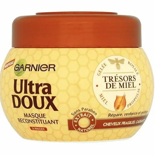 Garnier Ultra Doux Masque crème reconstituant trésor de miel - 320 ml -  INCI Beauty