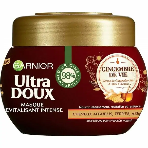 Garnier Ultra Doux Ginger De Vie Revitalizing Hair Mask para cabello debilitado 5,99 €