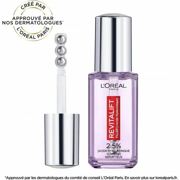 L'Oréal Paris Revitalift Filler Eye Serum con acido ialuronico puro e caffeina € 20,95