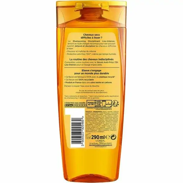 Liss-Intense Angereichert mit Arganöl Elseve de L'Oréal Paris L'Oréal Paris L'Oréal Liss-Intense Glättendes Shampoo 3,99 €