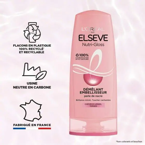 Après-Shampooing Démêlant Embellisseur Elseve Nutri-Gloss de L'Oréal Paris L'Oréal 2,00 €
