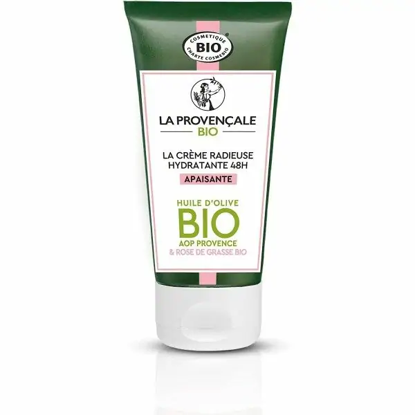 Radiant Soothing Moisturizing Cream 48H Olive Oil and Grasse Rose Extract from La Provençale Bio La Provençale 7,81 €